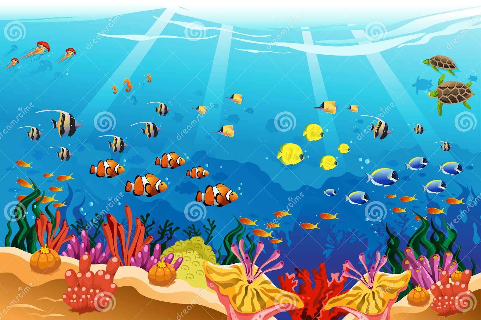 Underwater Vector Clipart Collection 2024 Free Download