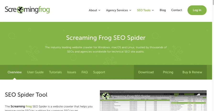 Screaming Frog 